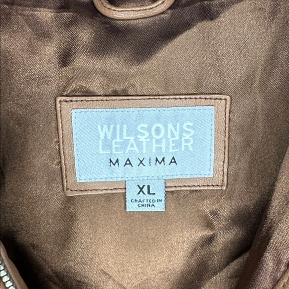 Wilson’s Leather Maxima Vintage Women’s Motorcycle Jacket - Picture 8 of 15